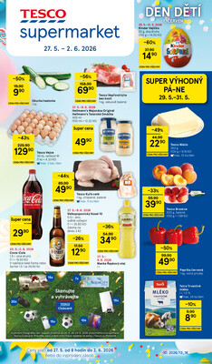 Tesco supermarkety od 27.5. do 2.6.2026