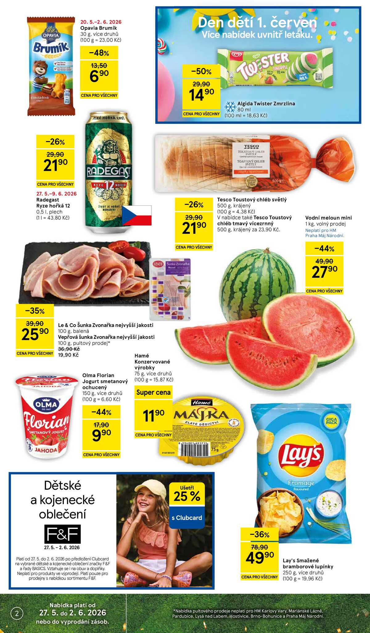 Tesco malé hypermarkety od 27.5. do 2.6.2026 strana 2
