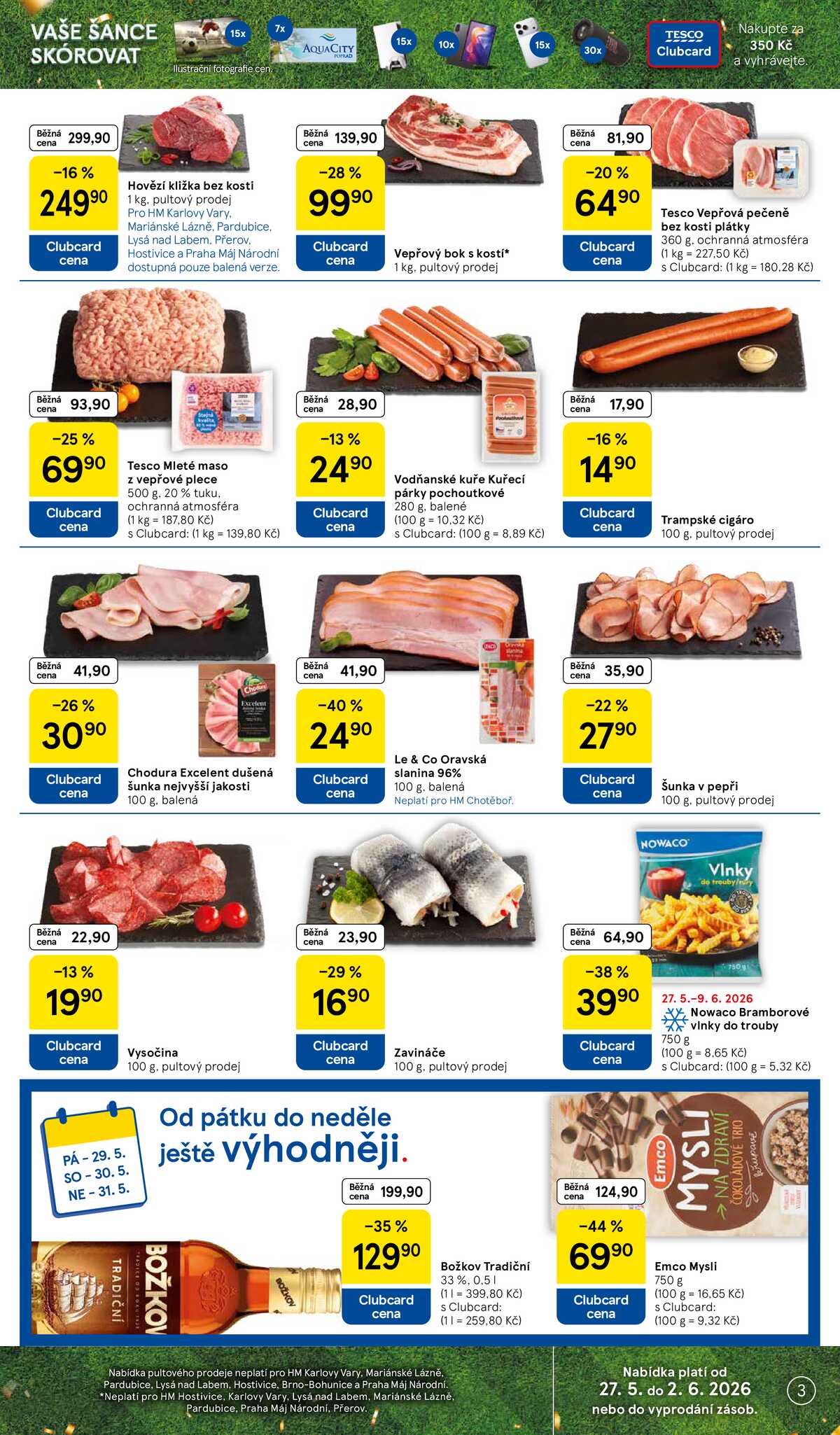 Tesco malé hypermarkety od 27.5. do 2.6.2026 strana 3