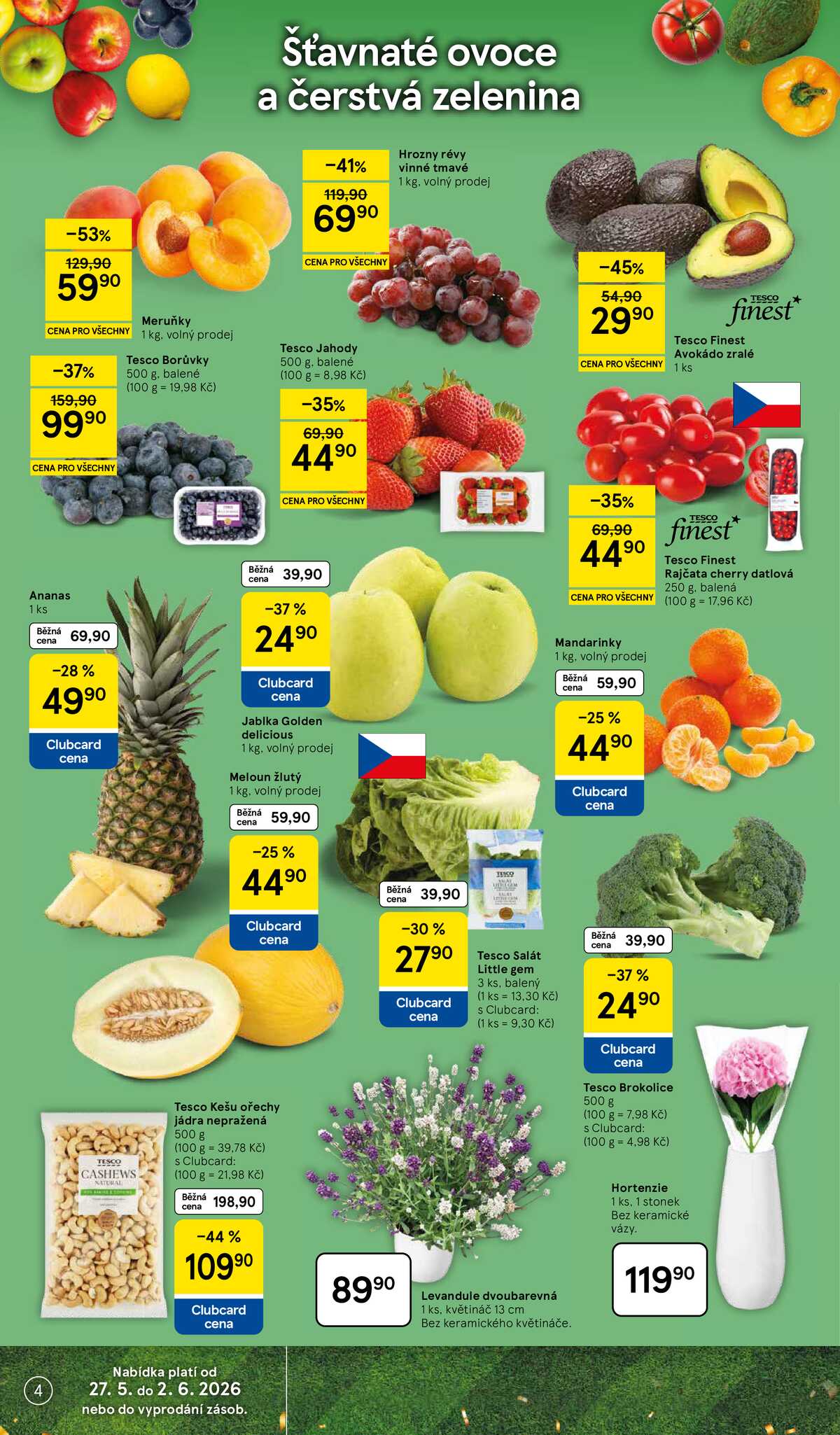 Tesco malé hypermarkety od 27.5. do 2.6.2026 strana 4