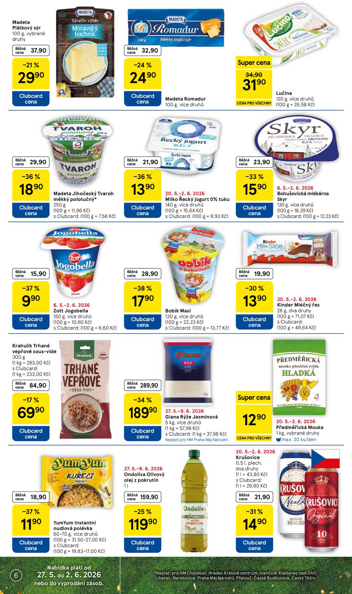 Tesco malé hypermarkety od 27.5. do 2.6.2026 strana 6