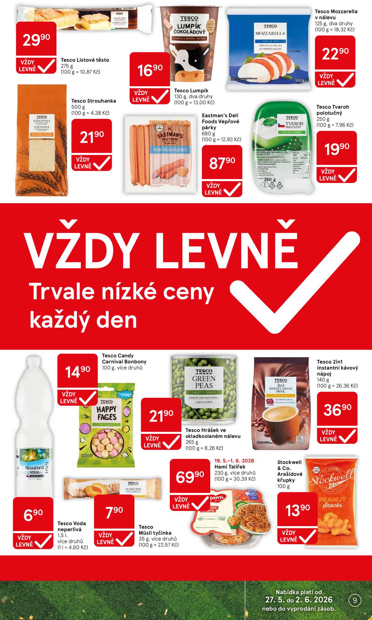 Tesco malé hypermarkety od 27.5. do 2.6.2026 strana 9