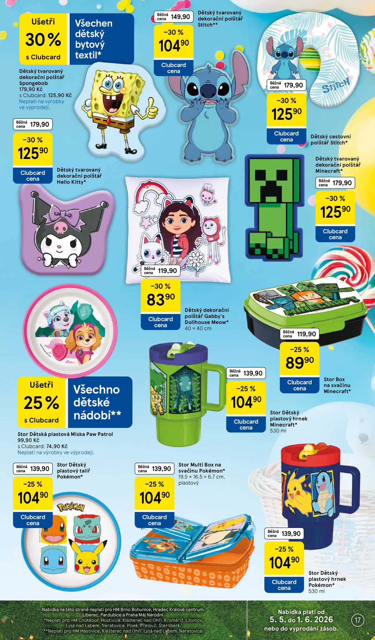 Tesco malé hypermarkety od 27.5. do 2.6.2026 strana 17
