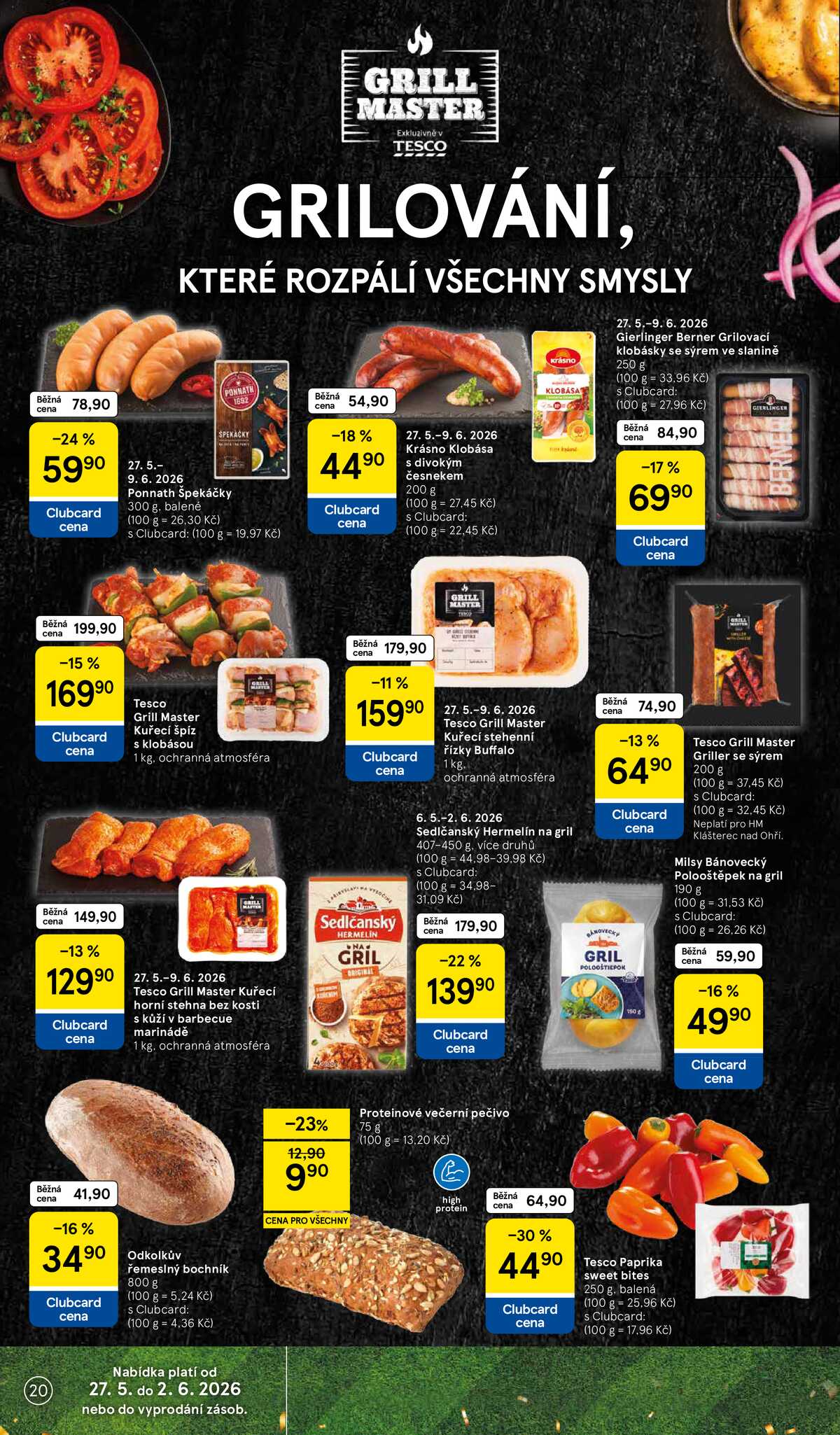 Tesco malé hypermarkety od 27.5. do 2.6.2026 strana 20