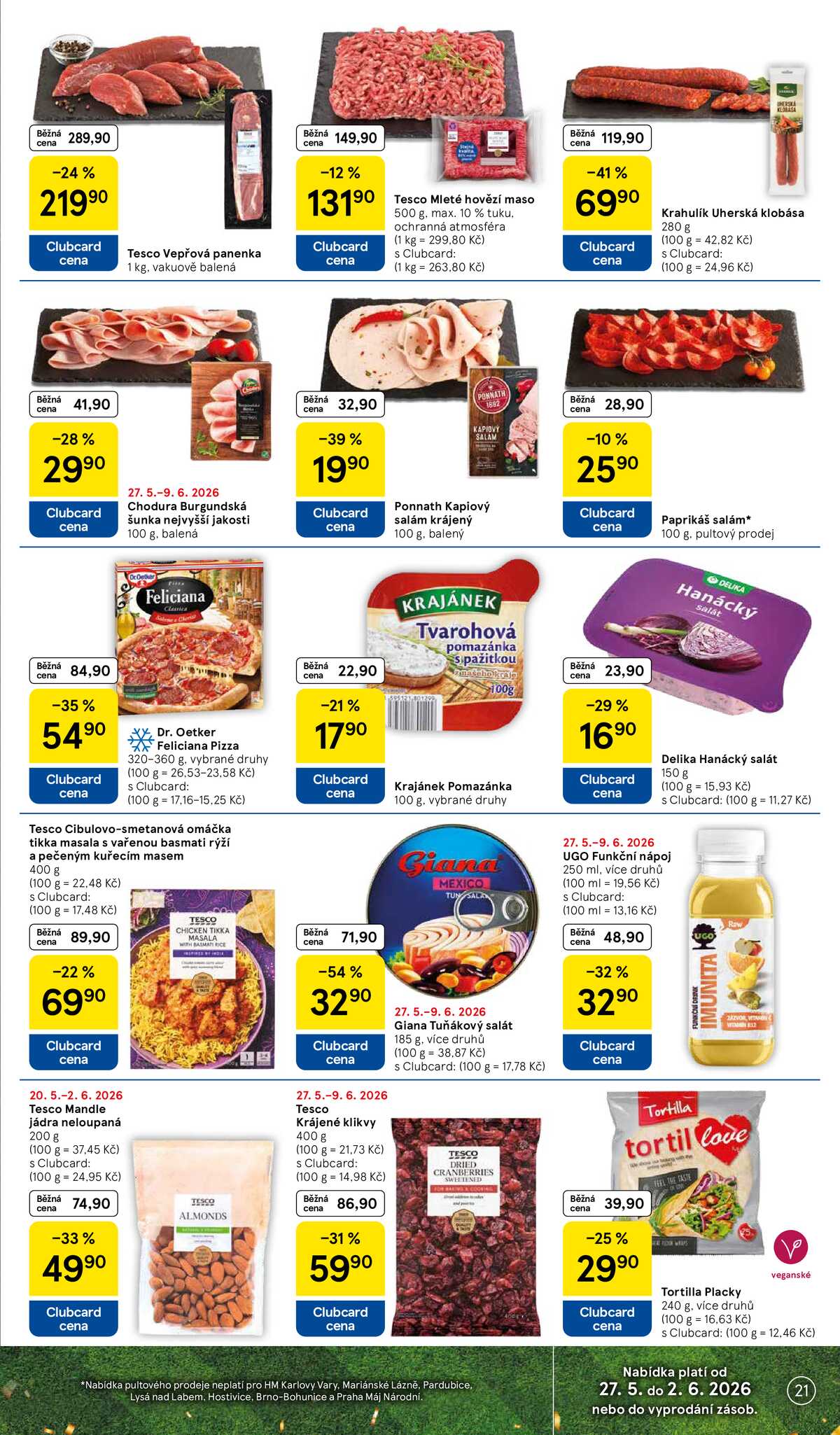 Tesco malé hypermarkety od 27.5. do 2.6.2026 strana 21