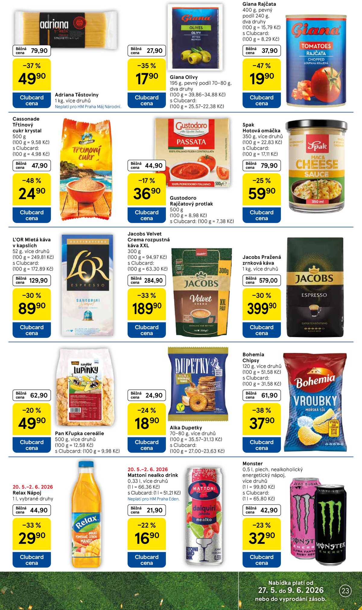 Tesco malé hypermarkety od 27.5. do 2.6.2026 strana 23