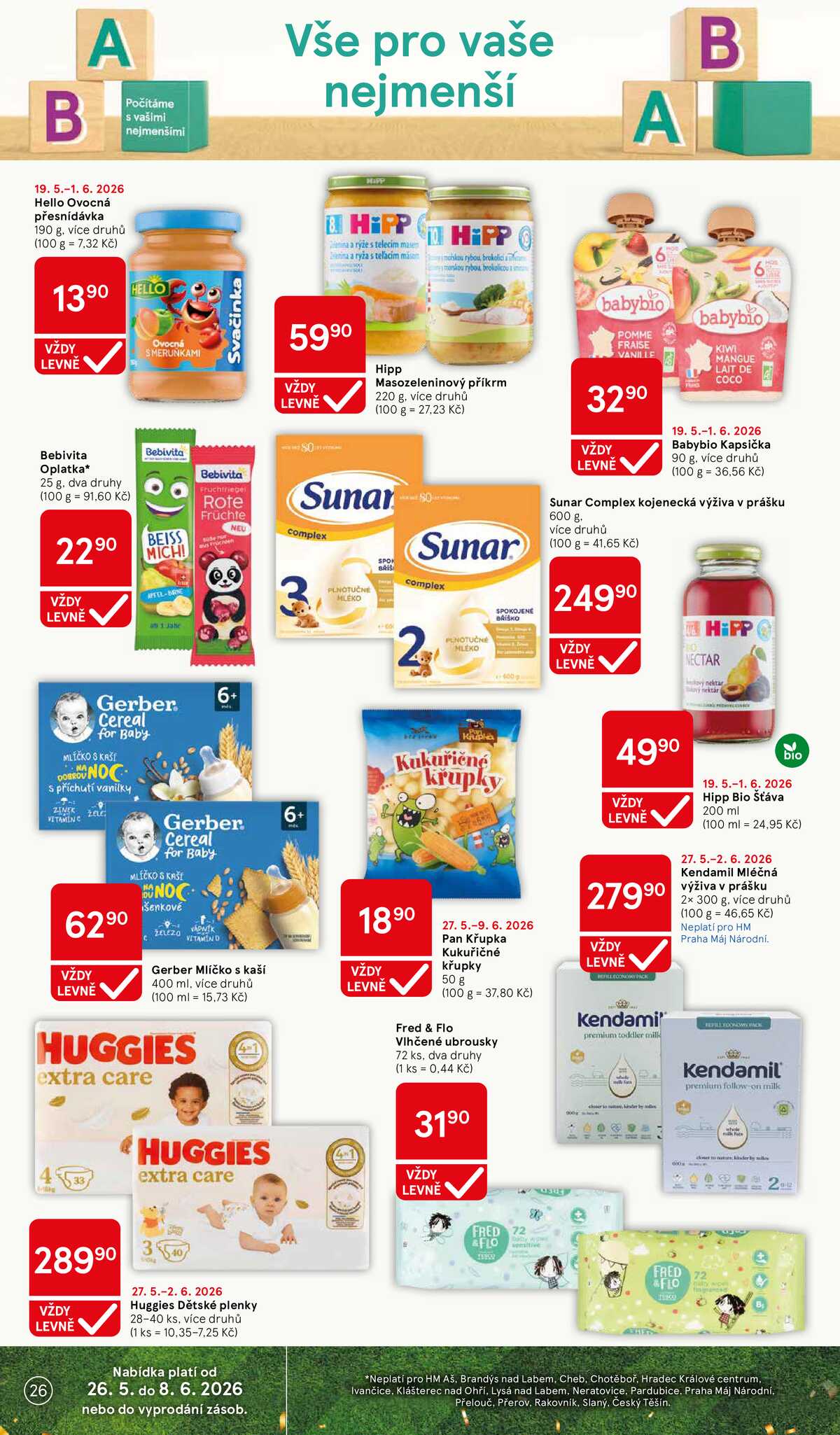 Tesco malé hypermarkety od 27.5. do 2.6.2026 strana 26