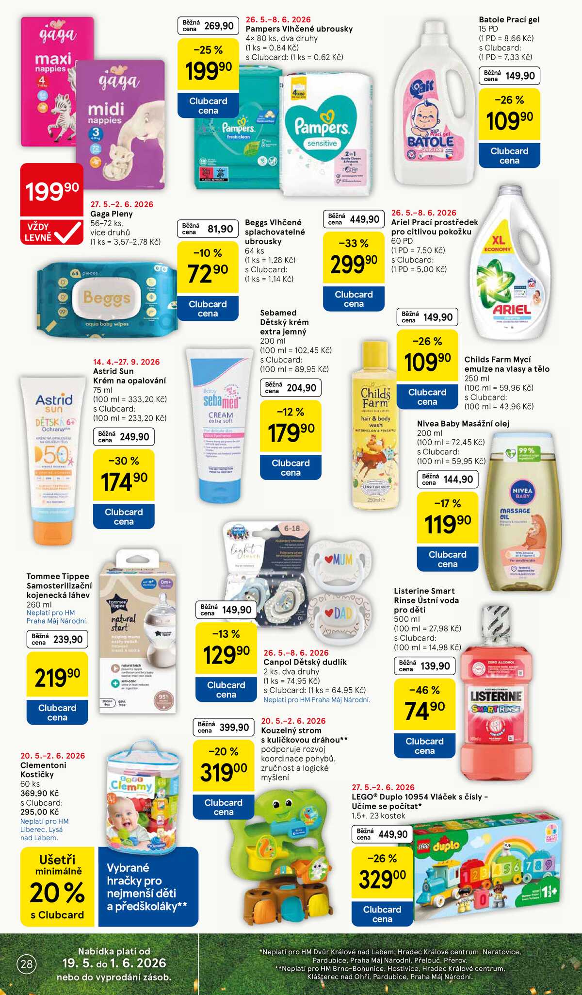 Tesco malé hypermarkety od 27.5. do 2.6.2026 strana 28