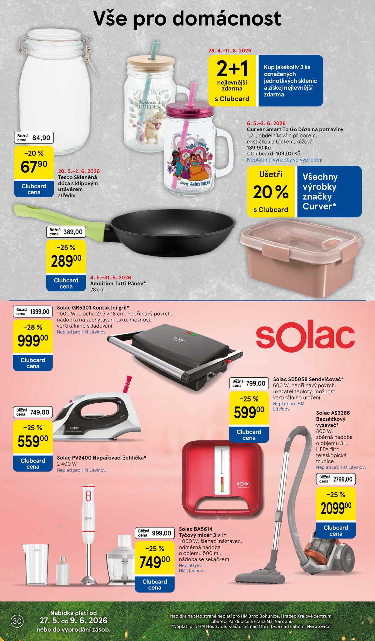 Tesco malé hypermarkety od 27.5. do 2.6.2026 strana 30