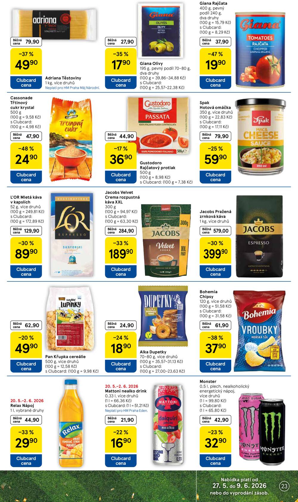 Leták Tesco - Tesco malé hypermarkety od 27.5. do 2.6.2026 - strana 23 Leták Tesco - Tesco malé hypermarkety od 27.5. do 2.6.2026 - strana 23