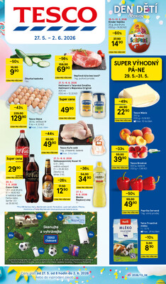 Tesco malé hypermarkety od 27.5. do 2.6.2026