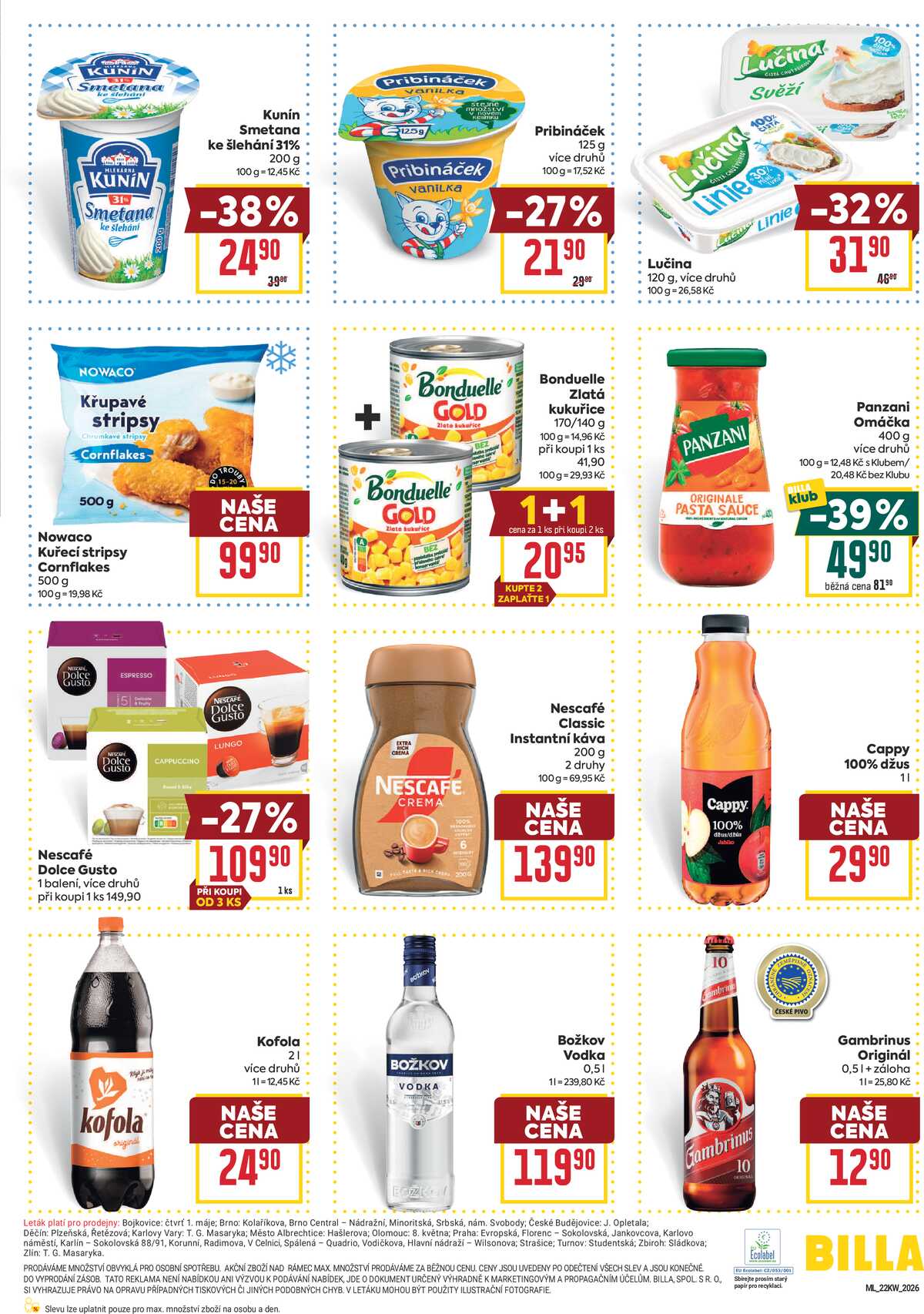 BILLA malý leták od 27.5. do 2.6.2026 strana 3