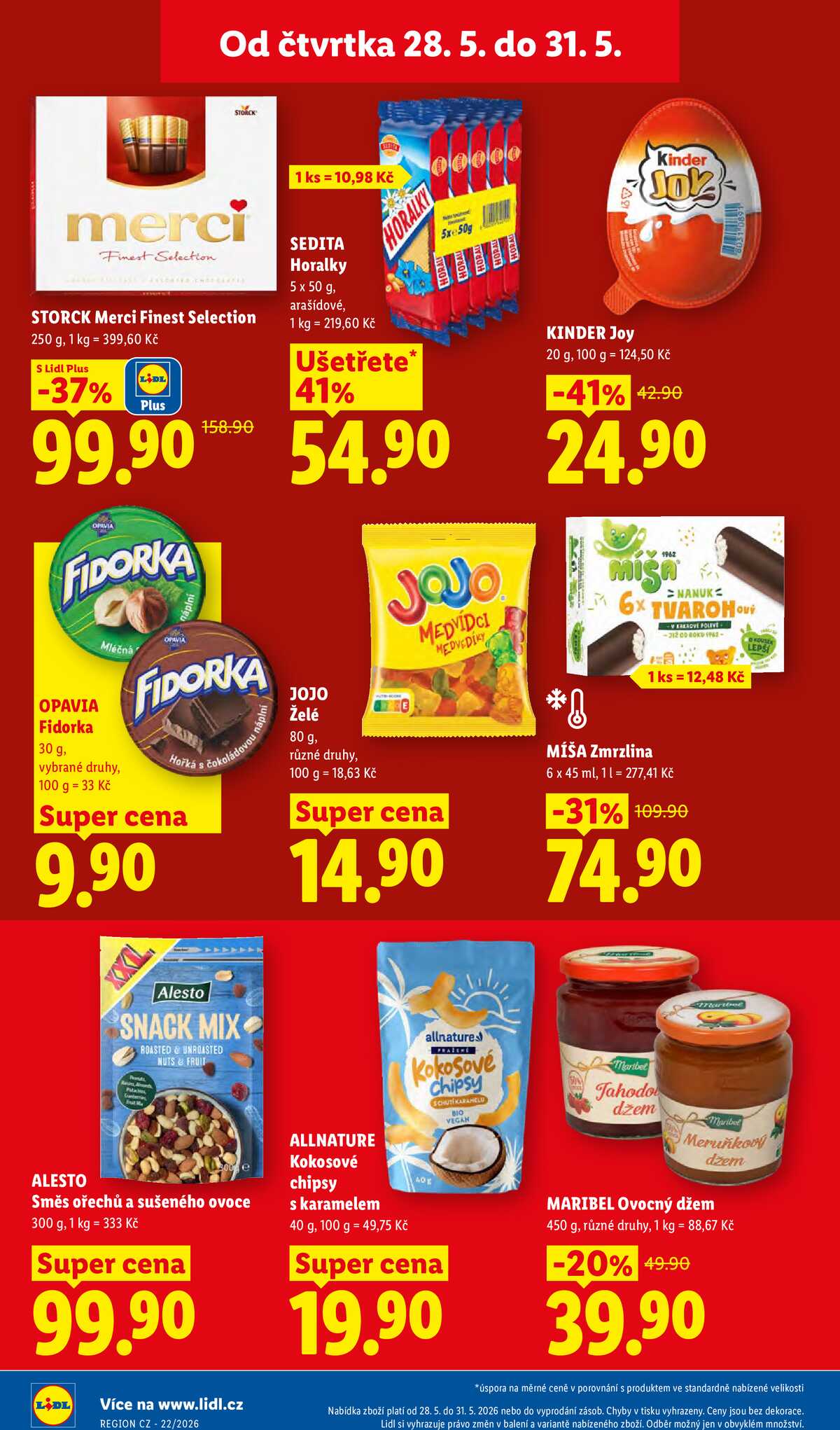 Lidl Čtvrtek od 28.5. do 31.5.2026 strana 22