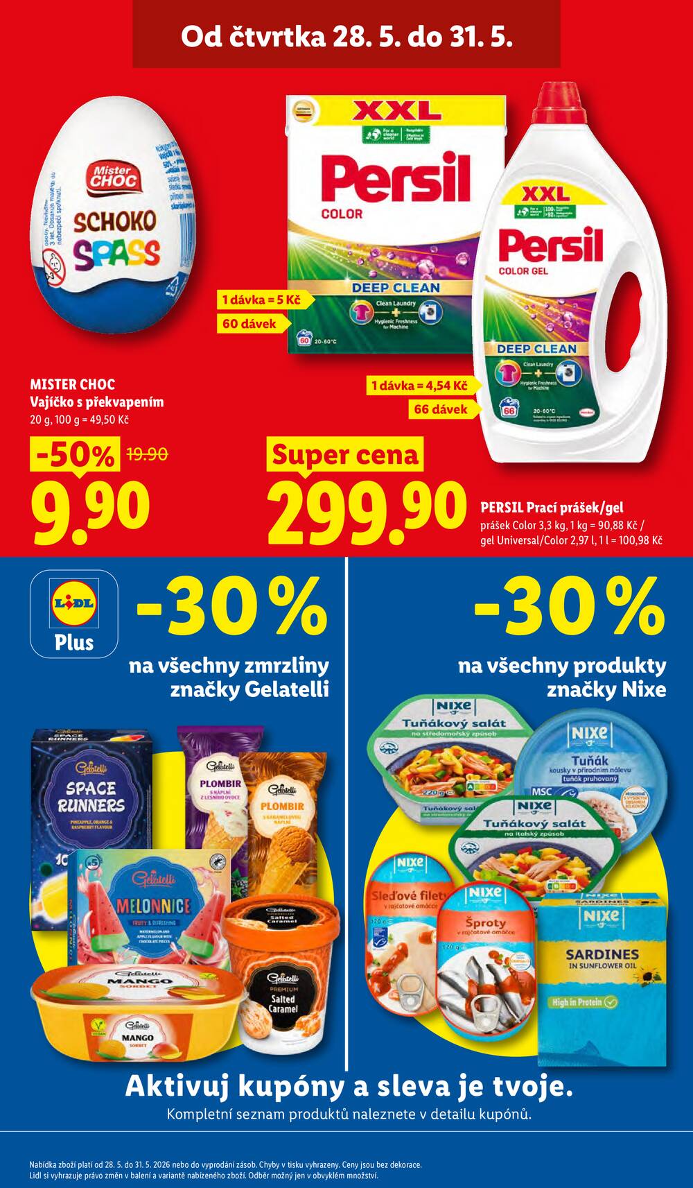 Lidl Čtvrtek od 28.5. do 31.5.2026