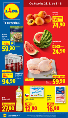 Lidl Čtvrtek od 28.5. do 31.5.2026