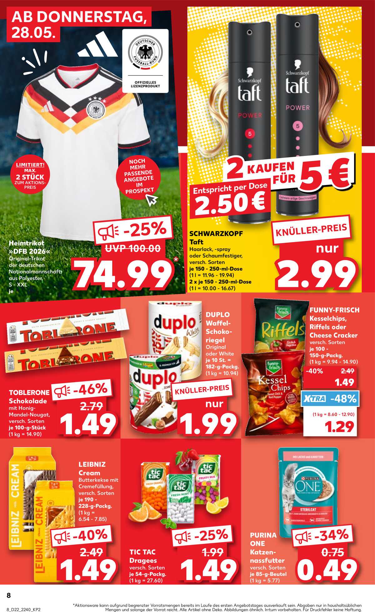 Leták Kaufland Německo 28.5.-3.6.2026 strana 8