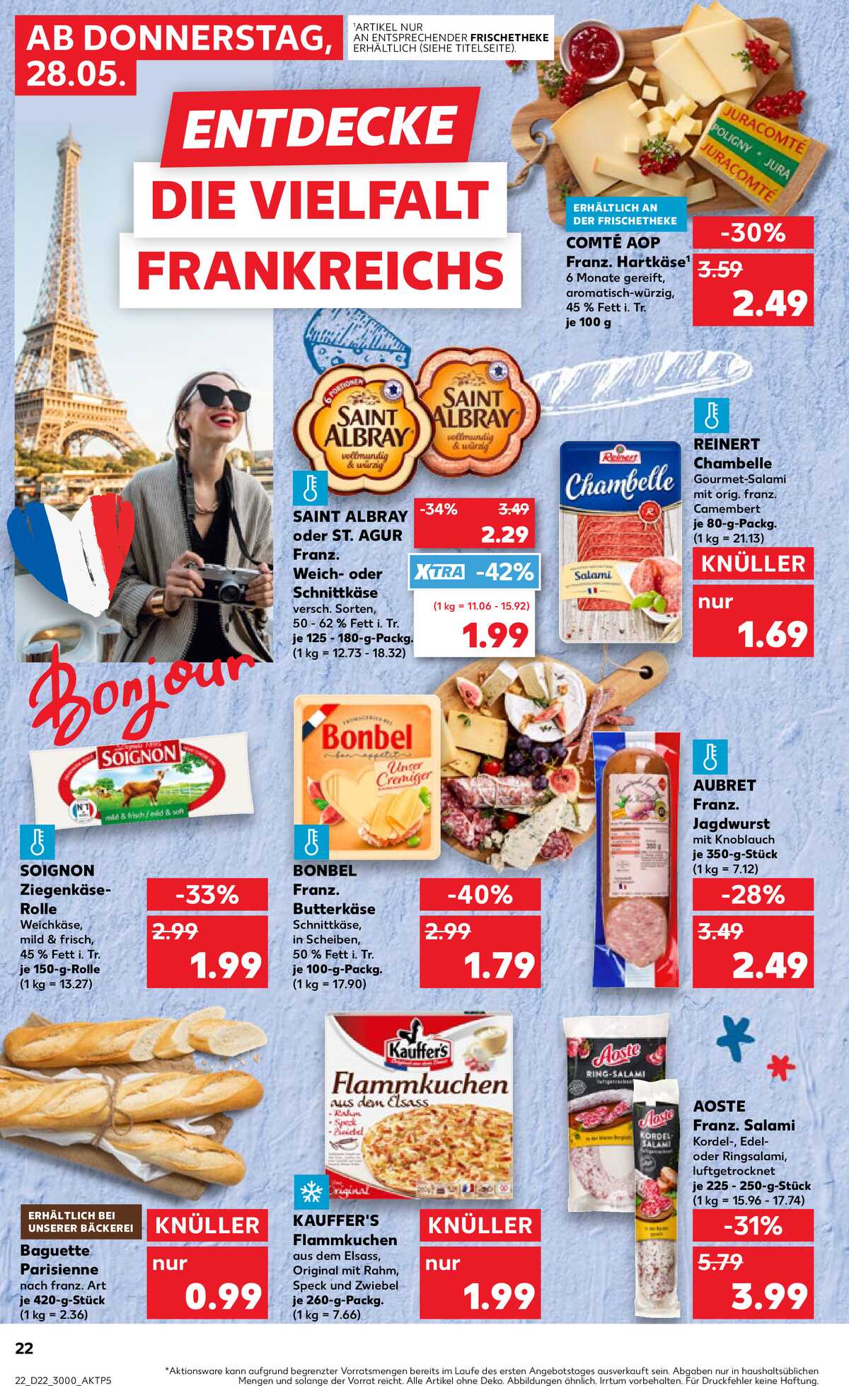 Leták Kaufland Německo 28.5.-3.6.2026 strana 22
