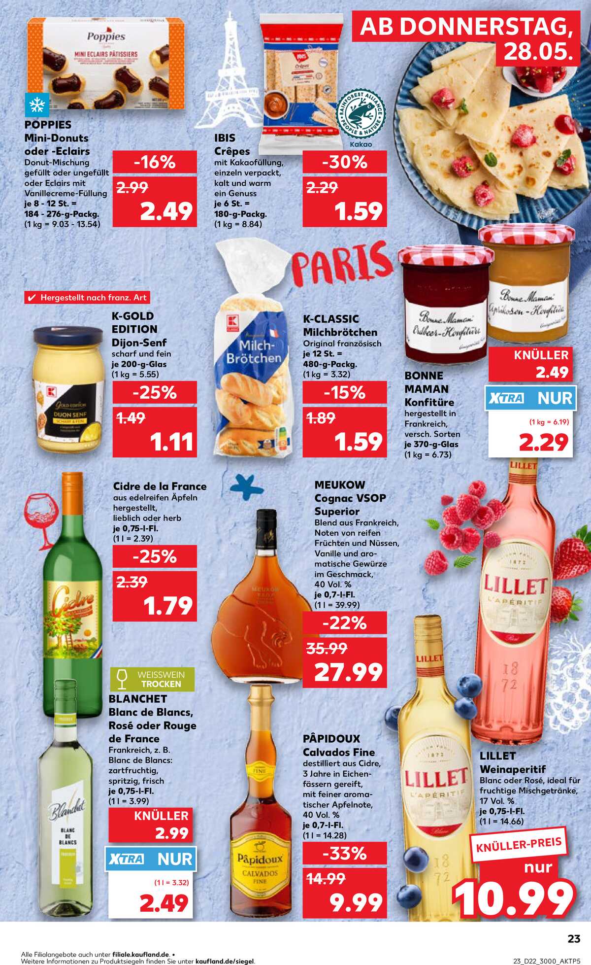 Leták Kaufland Německo 28.5.-3.6.2026 strana 23