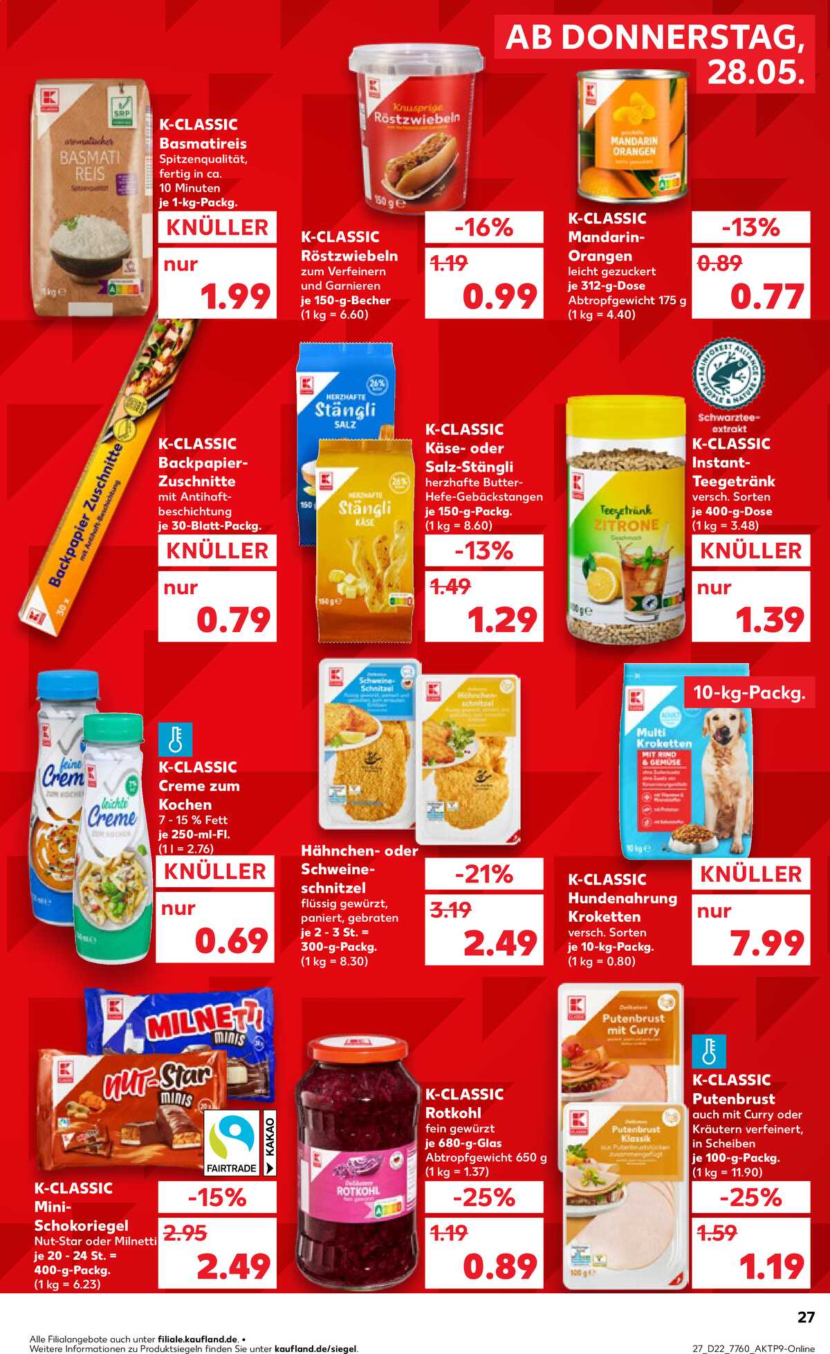 Leták Kaufland Německo 28.5.-3.6.2026 strana 27