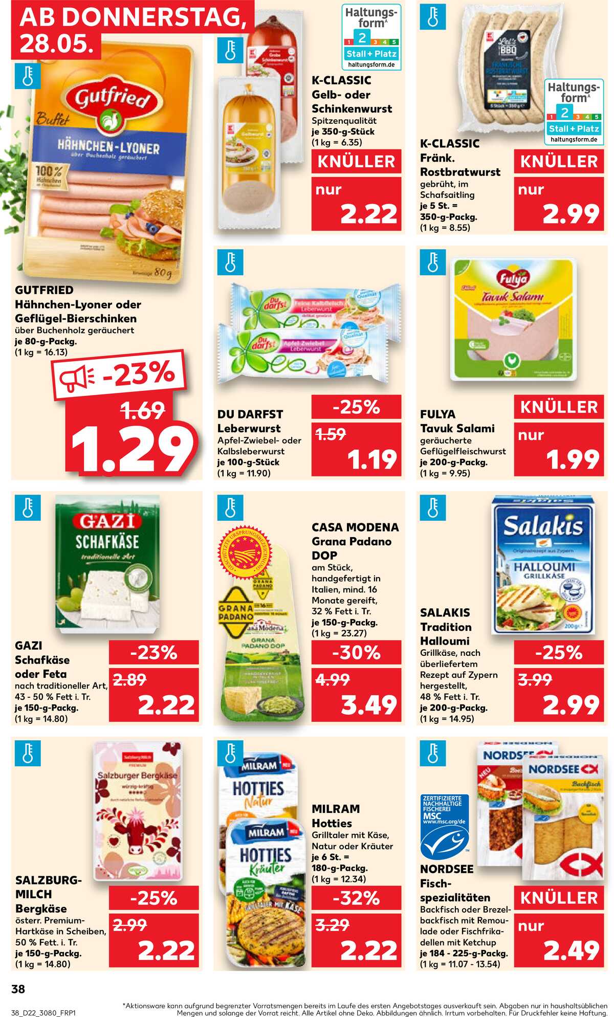 Leták Kaufland Německo 28.5.-3.6.2026 strana 38