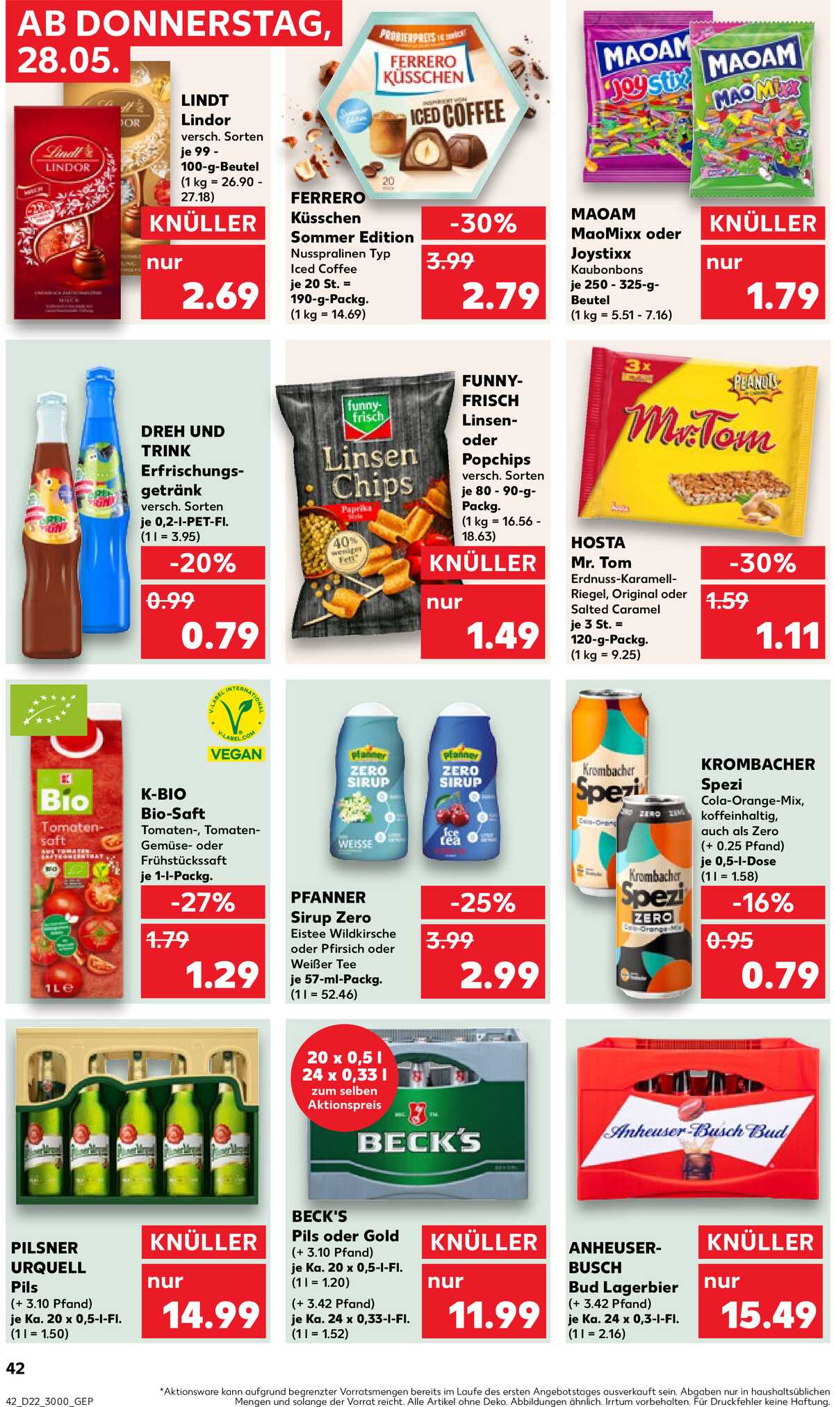 Leták Kaufland Německo 28.5.-3.6.2026 strana 42