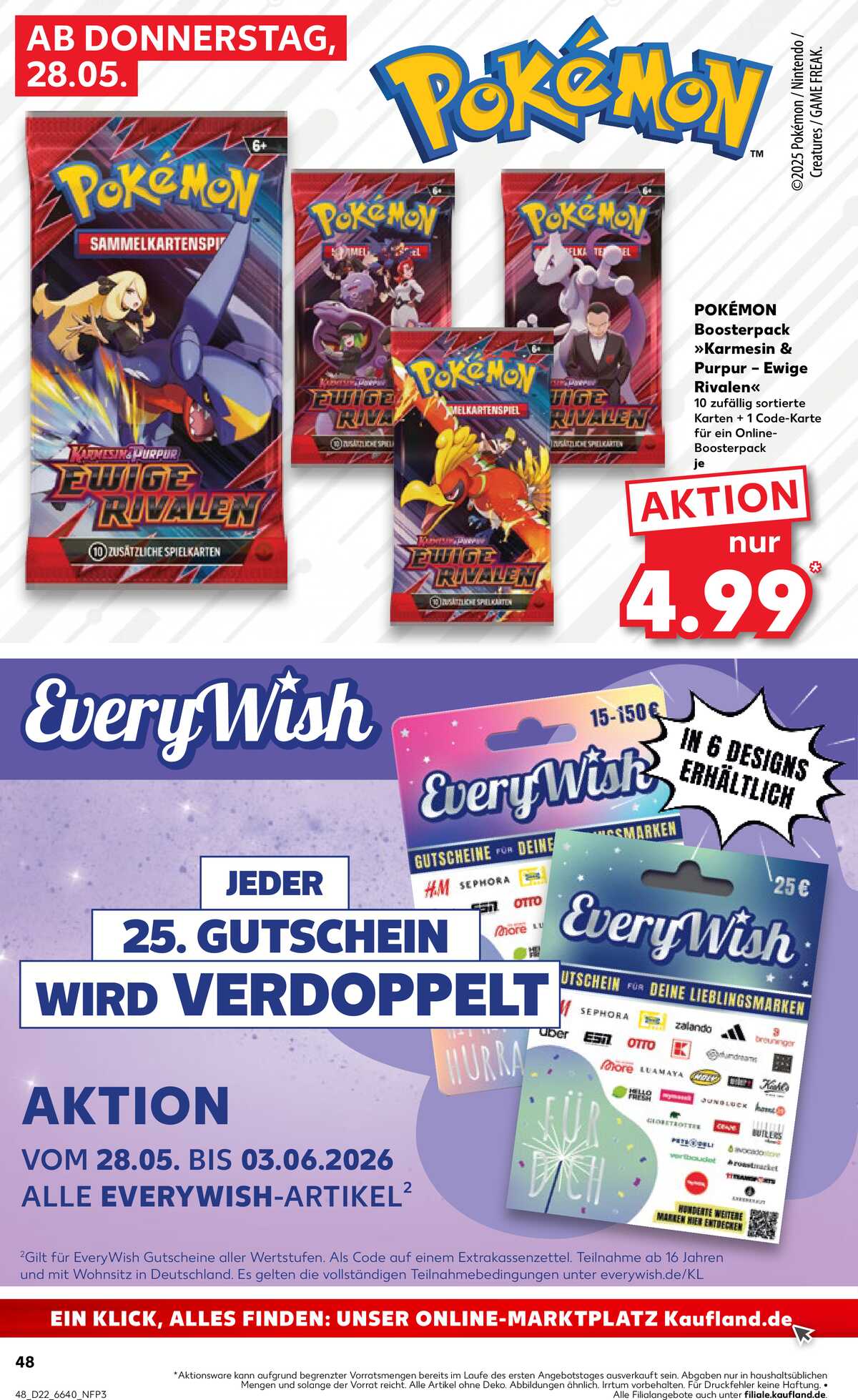 Leták Kaufland Německo 28.5.-3.6.2026 strana 48