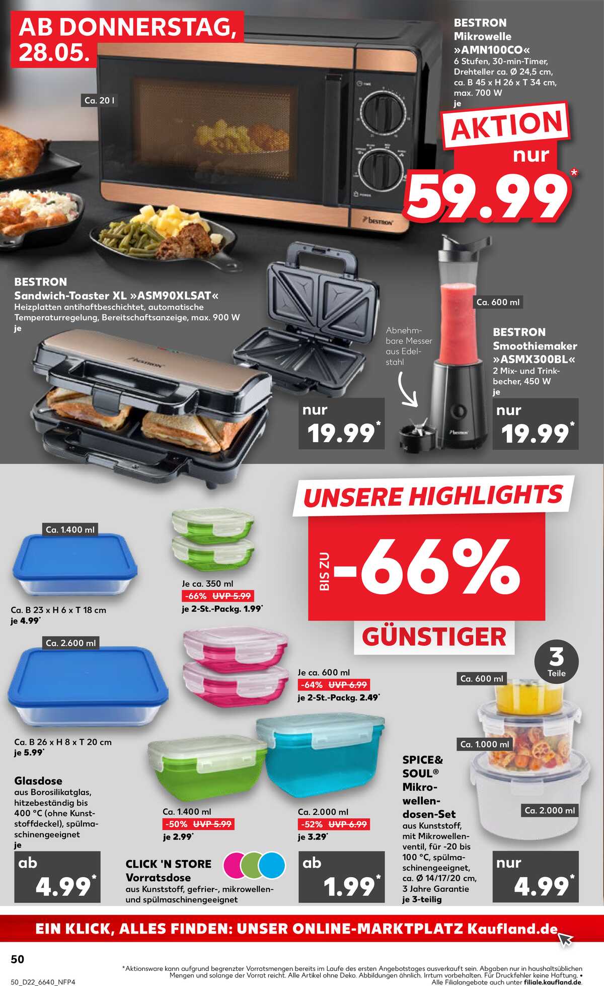 Leták Kaufland Německo 28.5.-3.6.2026 strana 50