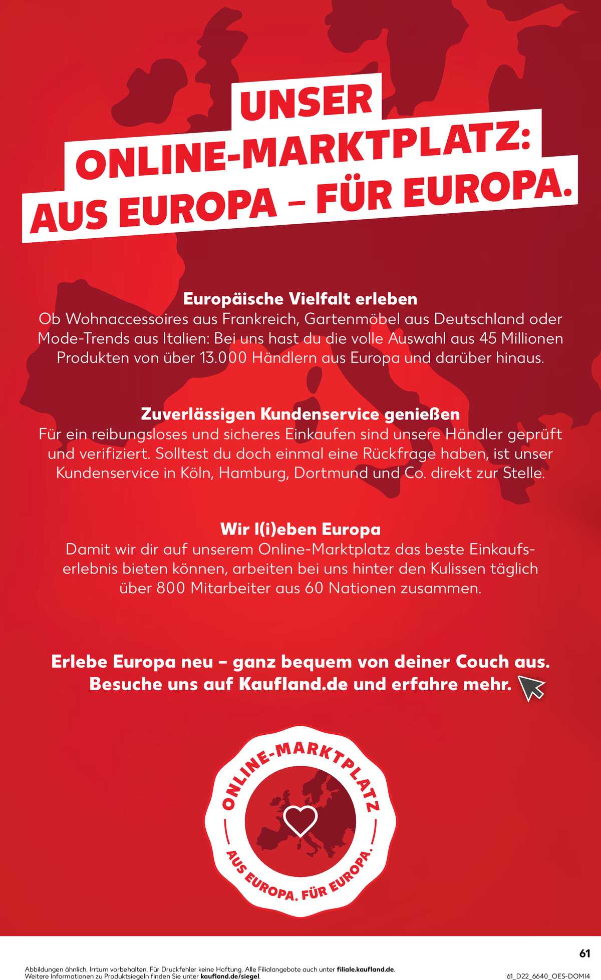 Leták Kaufland Německo 28.5.-3.6.2026 strana 61