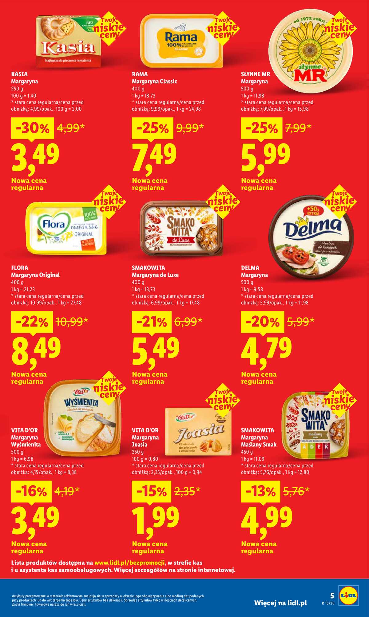 Leták Lidl Polsko 23.5.-1.7.2026 - Cenová revoluce! strana 5