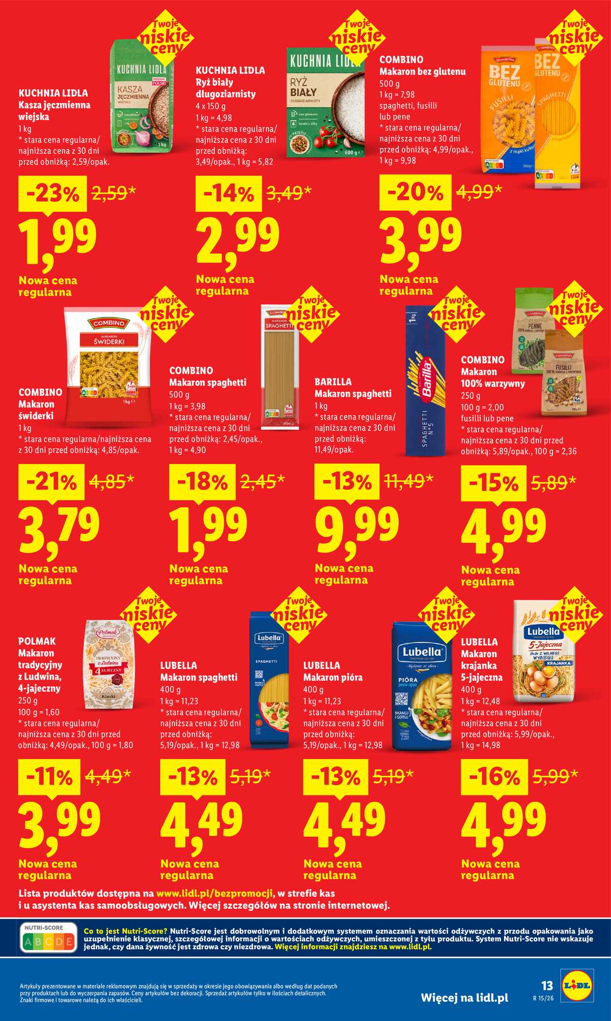 Leták Lidl Polsko 23.5.-1.7.2026 - Cenová revoluce! strana 13