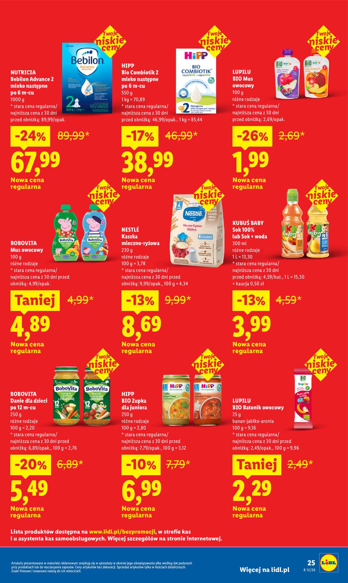 Leták Lidl Polsko 23.5.-1.7.2026 - Cenová revoluce! strana 25