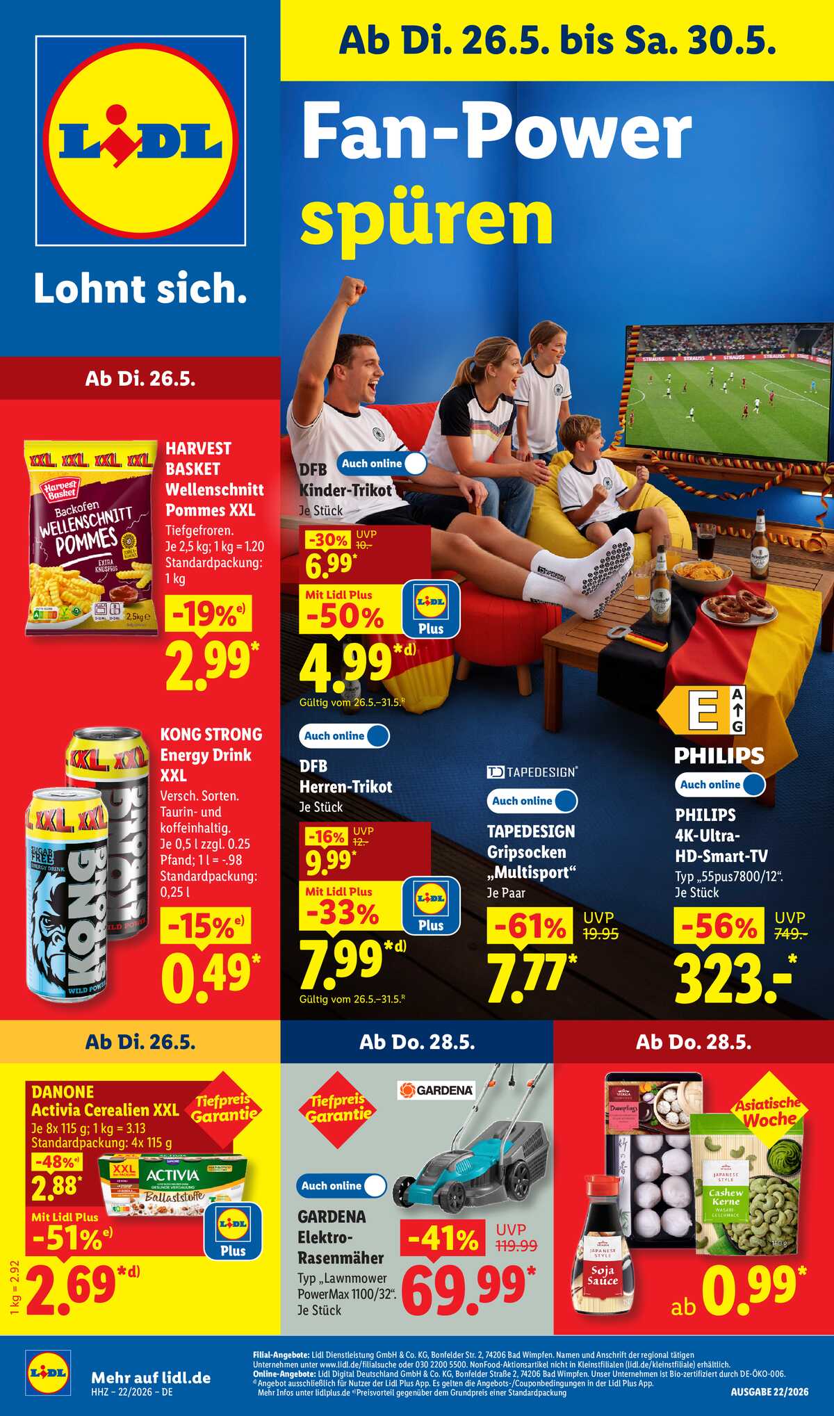 Leták Lidl Německo 26.5.-30.5.2026 strana 1