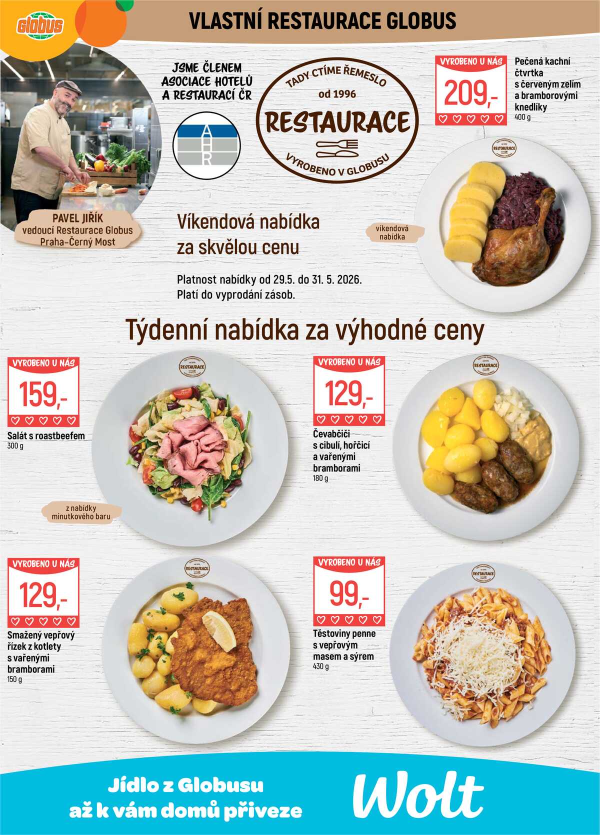 Akční leták Globus 27.5. - 2.6.2026 - Globus Praha - Centrum Černý Most strana 7