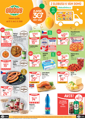Akční leták Globus 27.5. - 2.6.2026 - Globus Praha - Zličín
