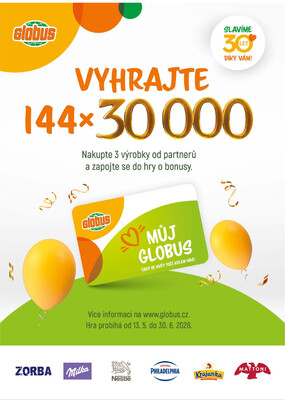 Akční leták Globus 27.5. - 2.6.2026 - Globus Praha - Zličín