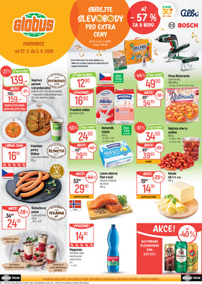 Akční leták Globus 27.5. - 2.6.2026 - Globus Pardubice