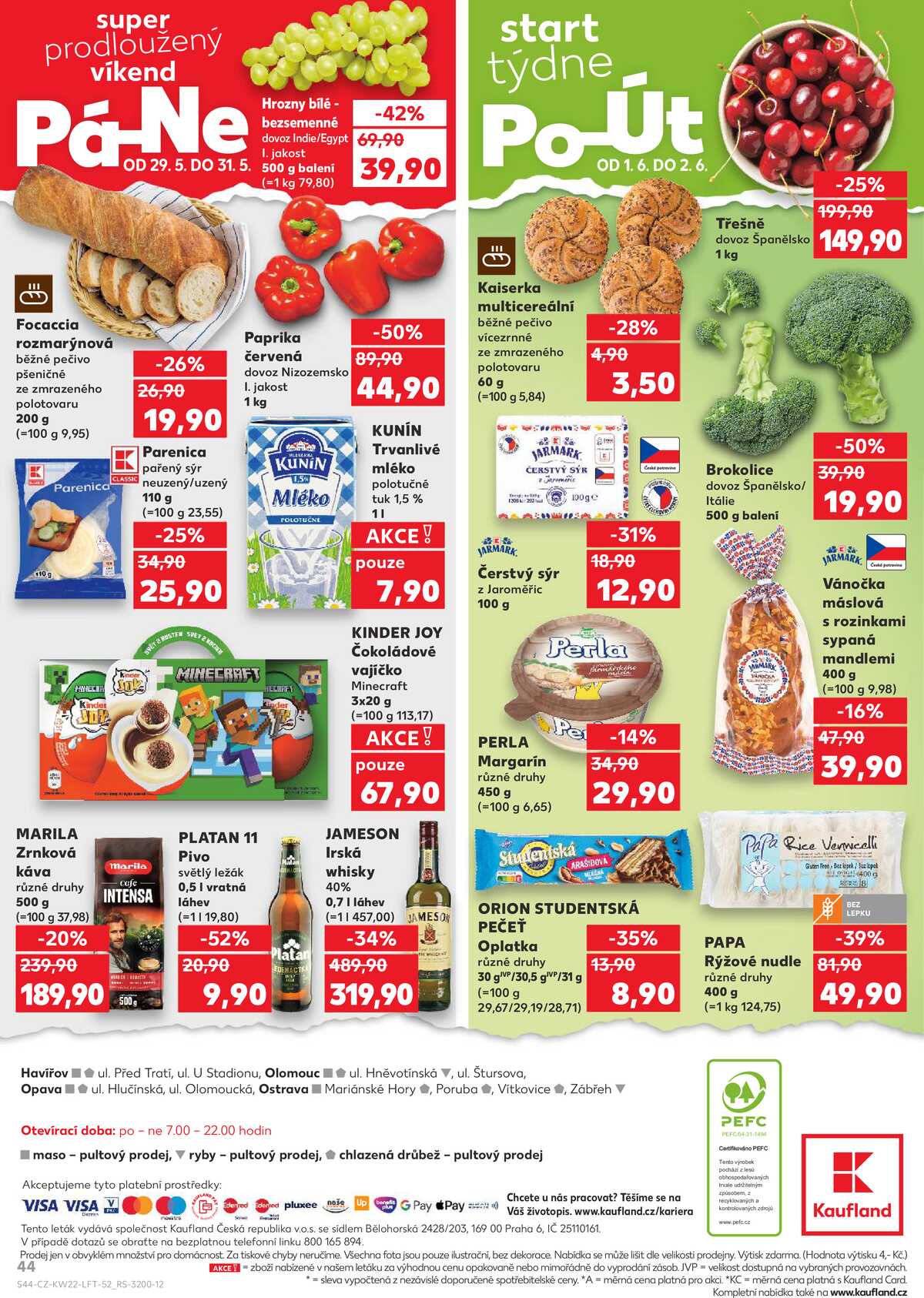 Kaufland 27.5. - 2.6. - Kaufland - Ostrava - Mariánské Hory strana 44
