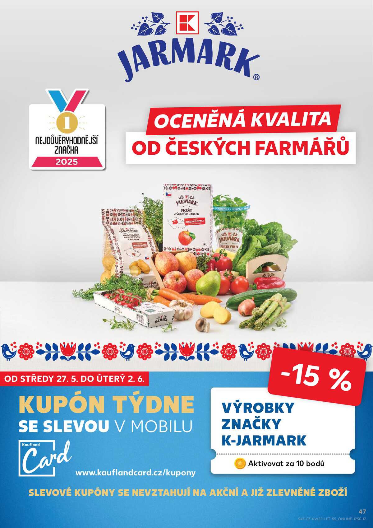 Kaufland 27.5. - 2.6. - Kaufland - Dvůr Králové strana 47