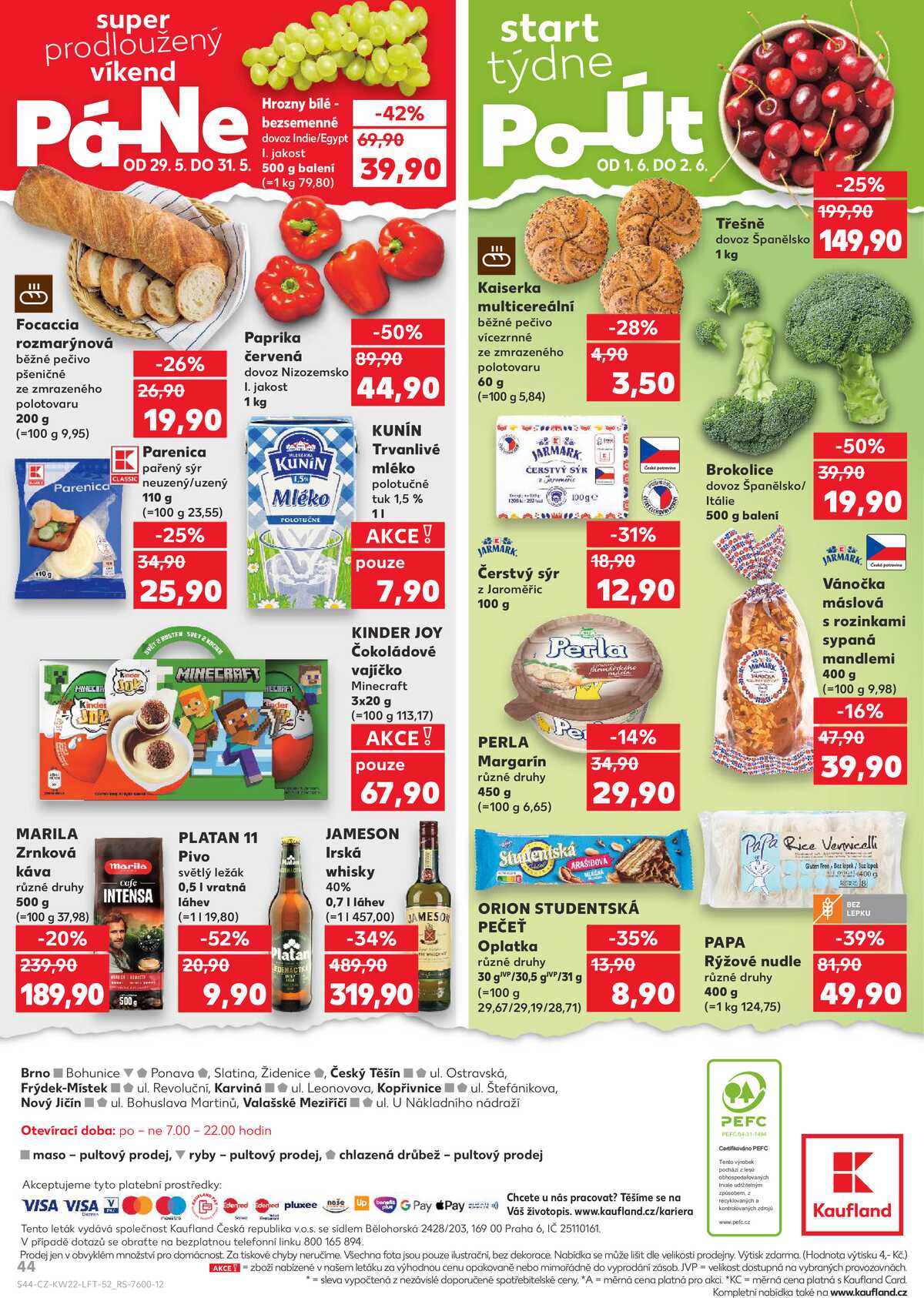 Kaufland 27.5. - 2.6. - Kaufland - Brno - Židenice strana 44