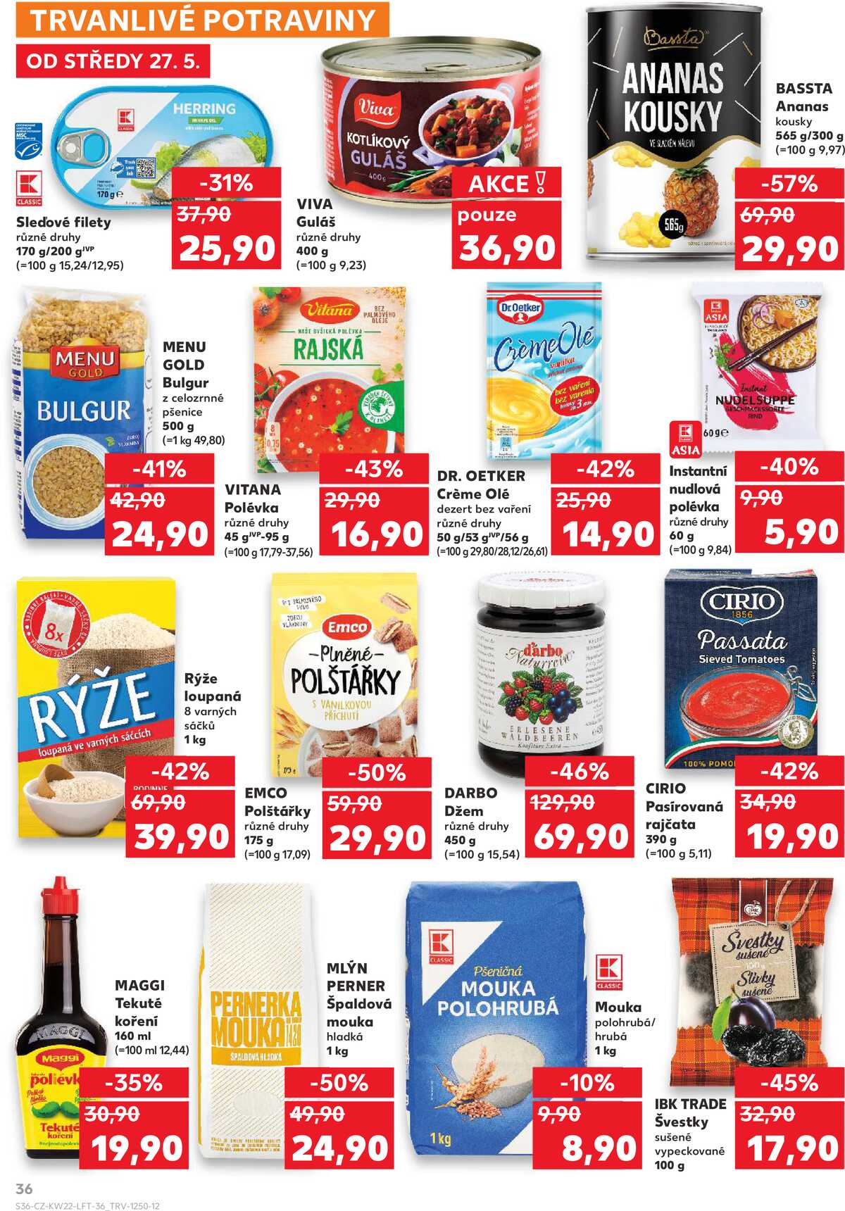 Kaufland 27.5. - 2.6. - Kaufland - Ostrov - Jáchymovská strana 36