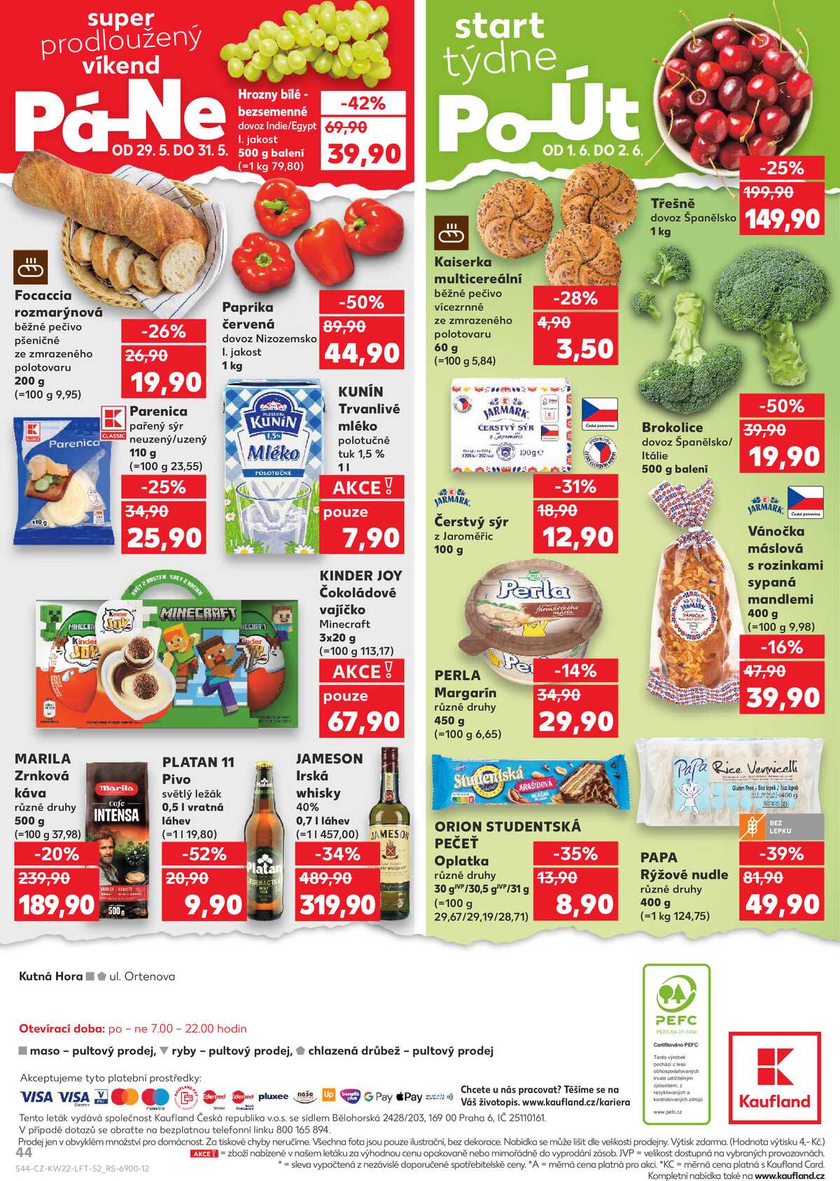 Kaufland 27.5. - 2.6. - Kaufland - Kutná Hora strana 44
