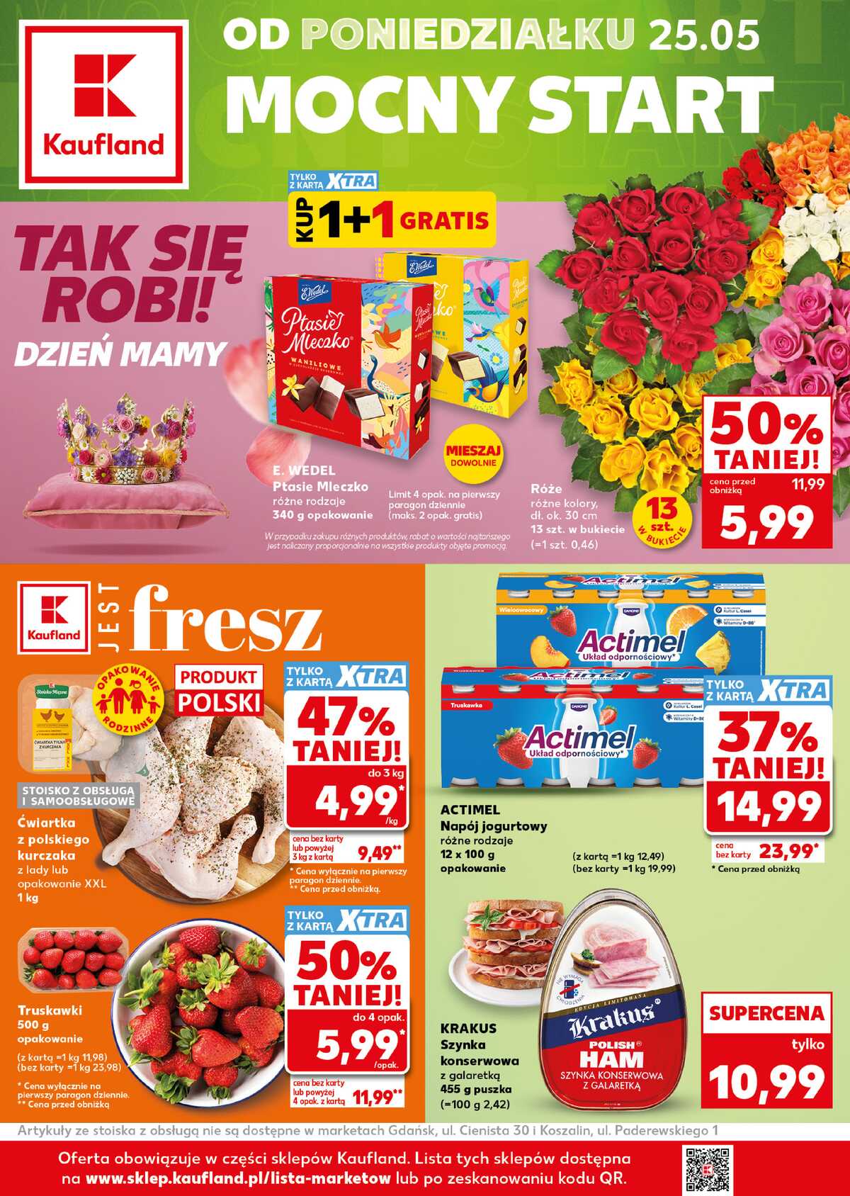 Leták Kaufland Polsko 25.5.-27.5.2026 - Silný start strana 1