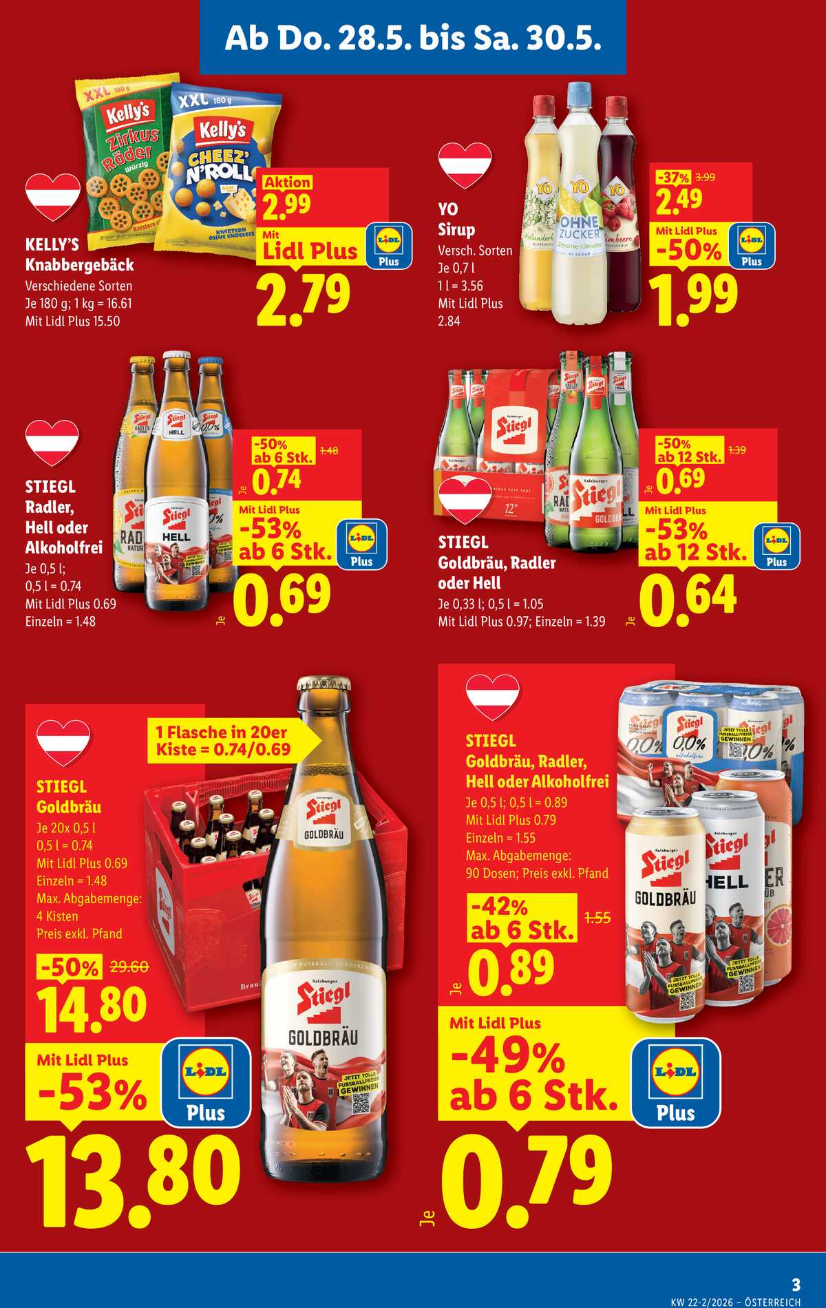 Leták Lidl Rakousko 28.5.-2.6.2026 strana 3