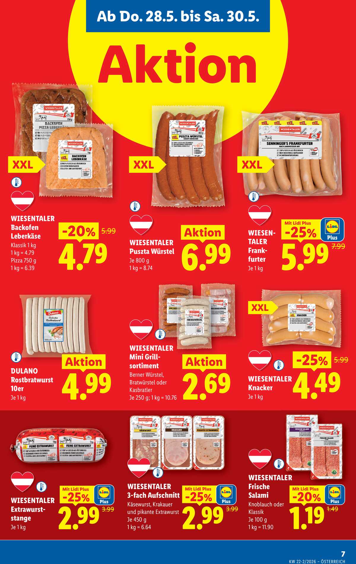 Leták Lidl Rakousko 28.5.-2.6.2026 strana 9