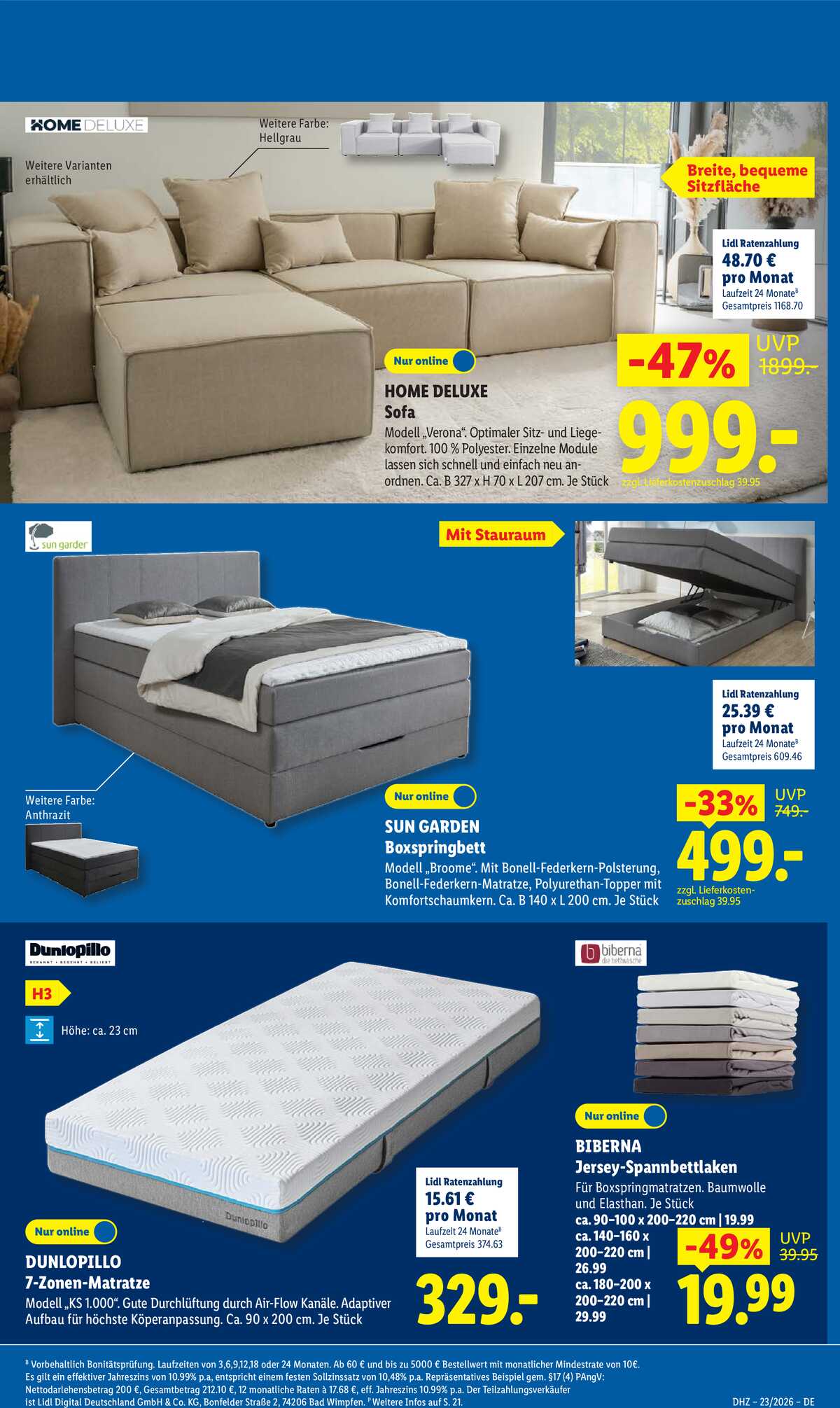 Leták Lidl Německo 1.6.-6.6.2026 strana 47