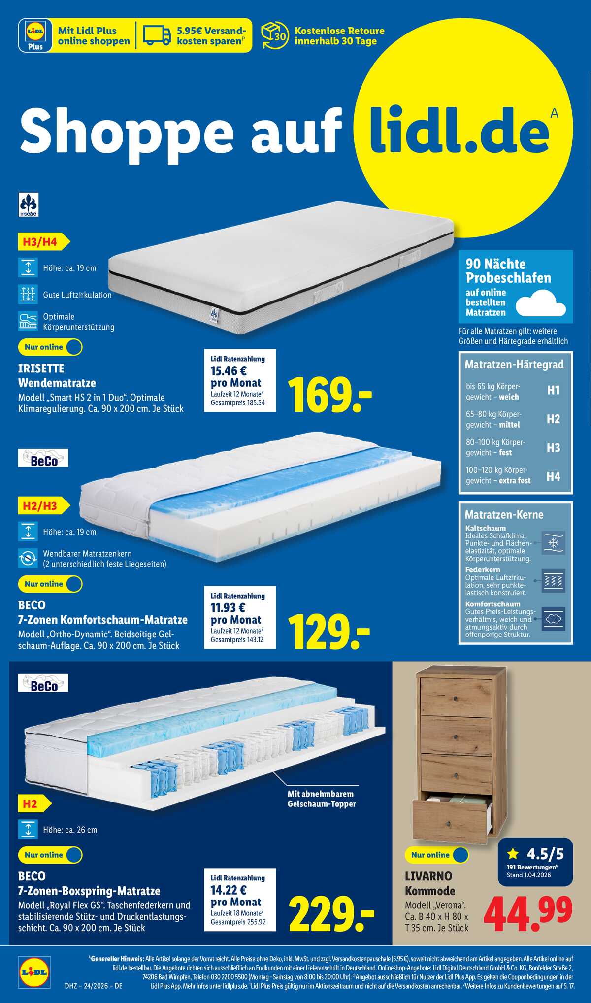 Leták Lidl Německo 8.6.-13.6.2026 strana 4