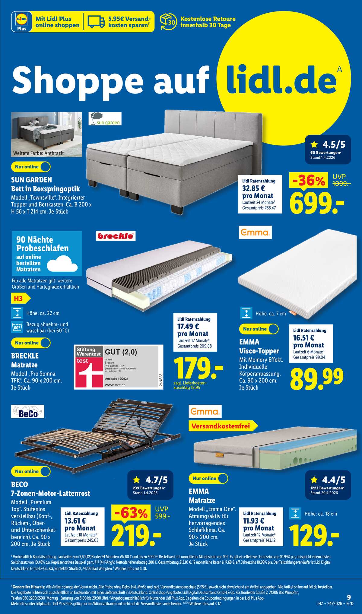 Leták Lidl Německo 8.6.-13.6.2026 strana 15