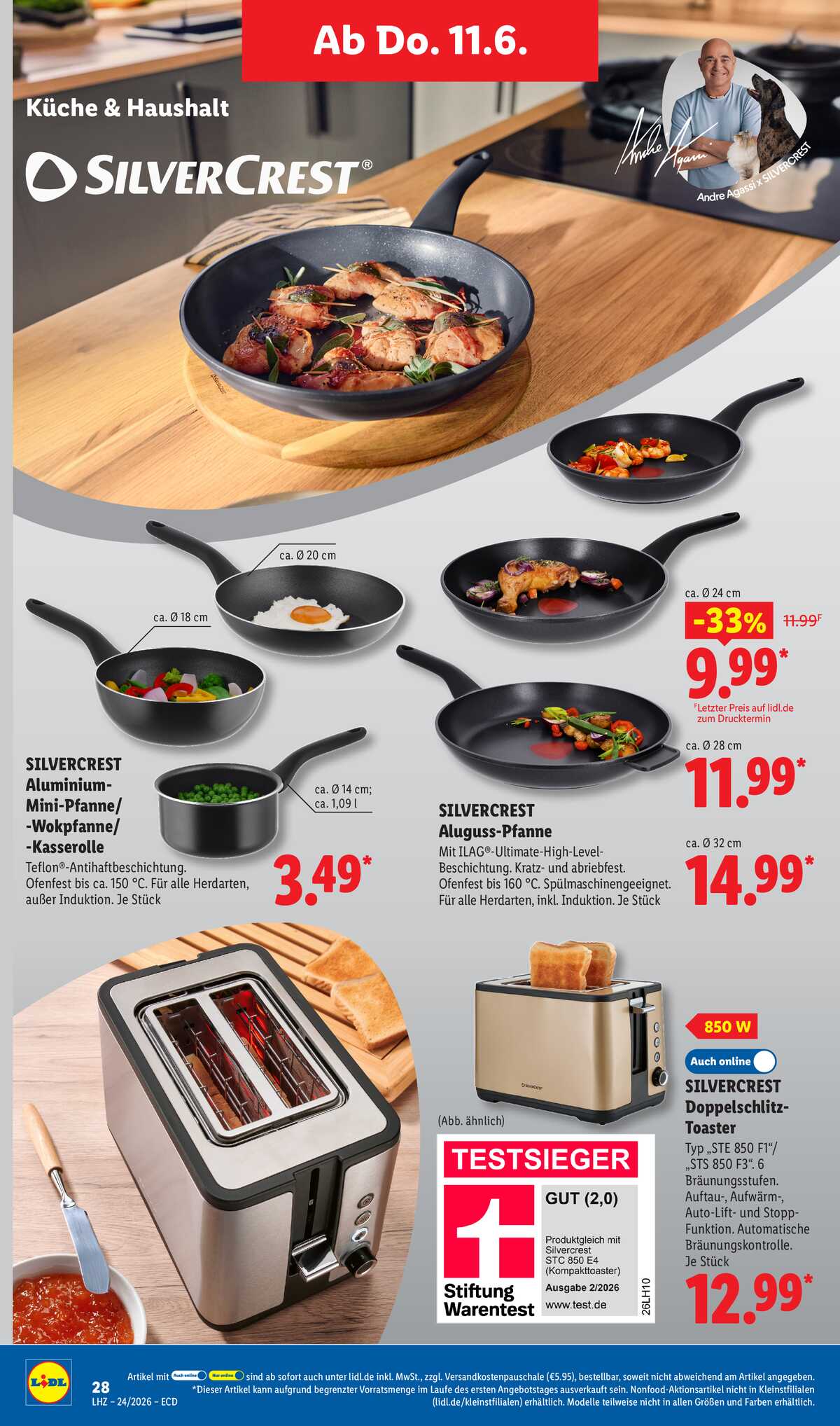 Leták Lidl Německo 8.6.-13.6.2026 strana 28