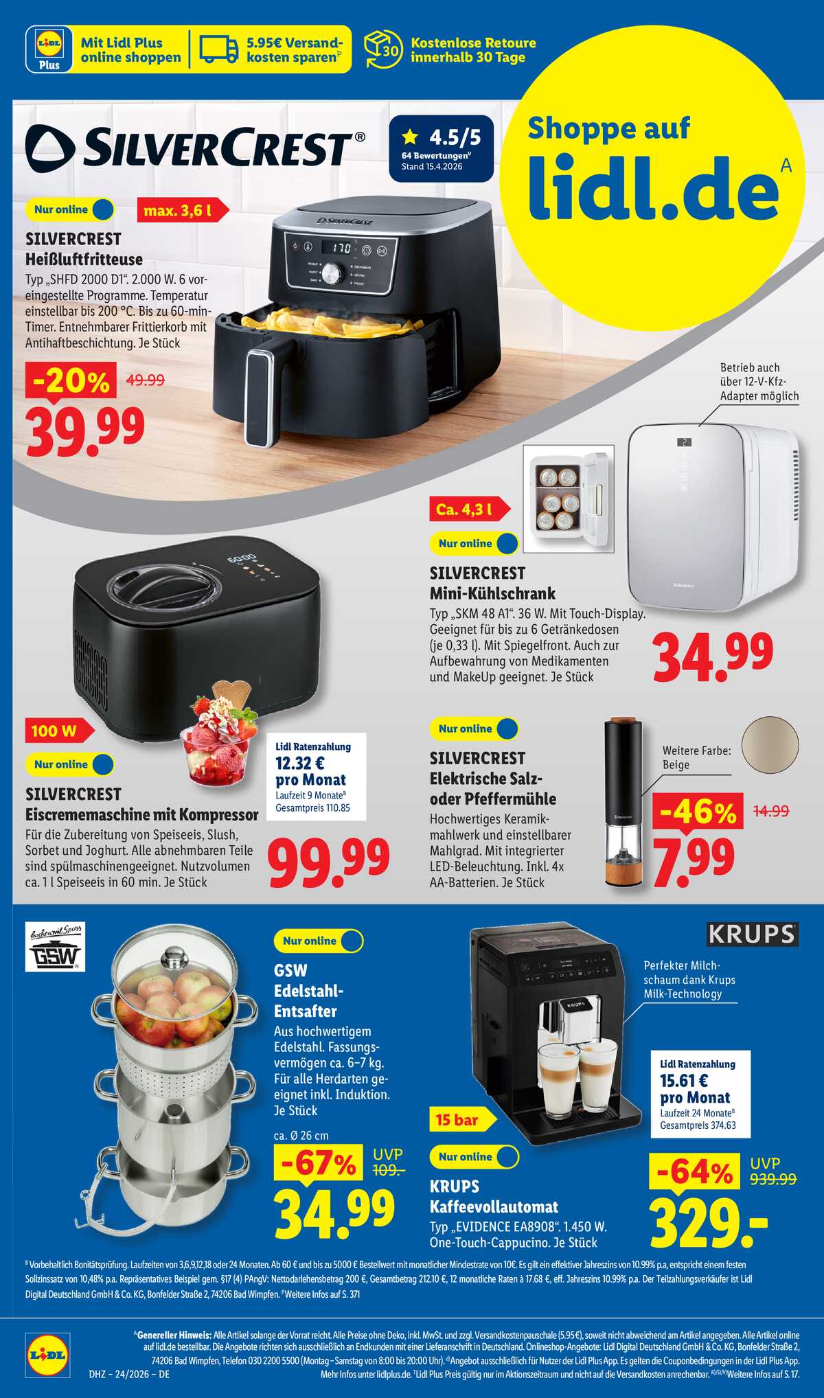 Leták Lidl Německo 8.6.-13.6.2026 strana 32