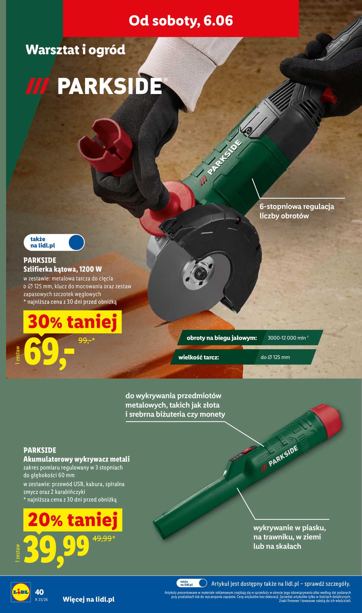 Leták Lidl Polsko 1.6.-6.6.2026 - Katalog platný od 1.06 strana 44
